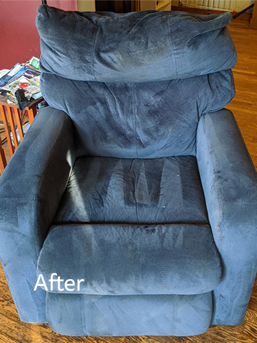 Chair after cleaning
